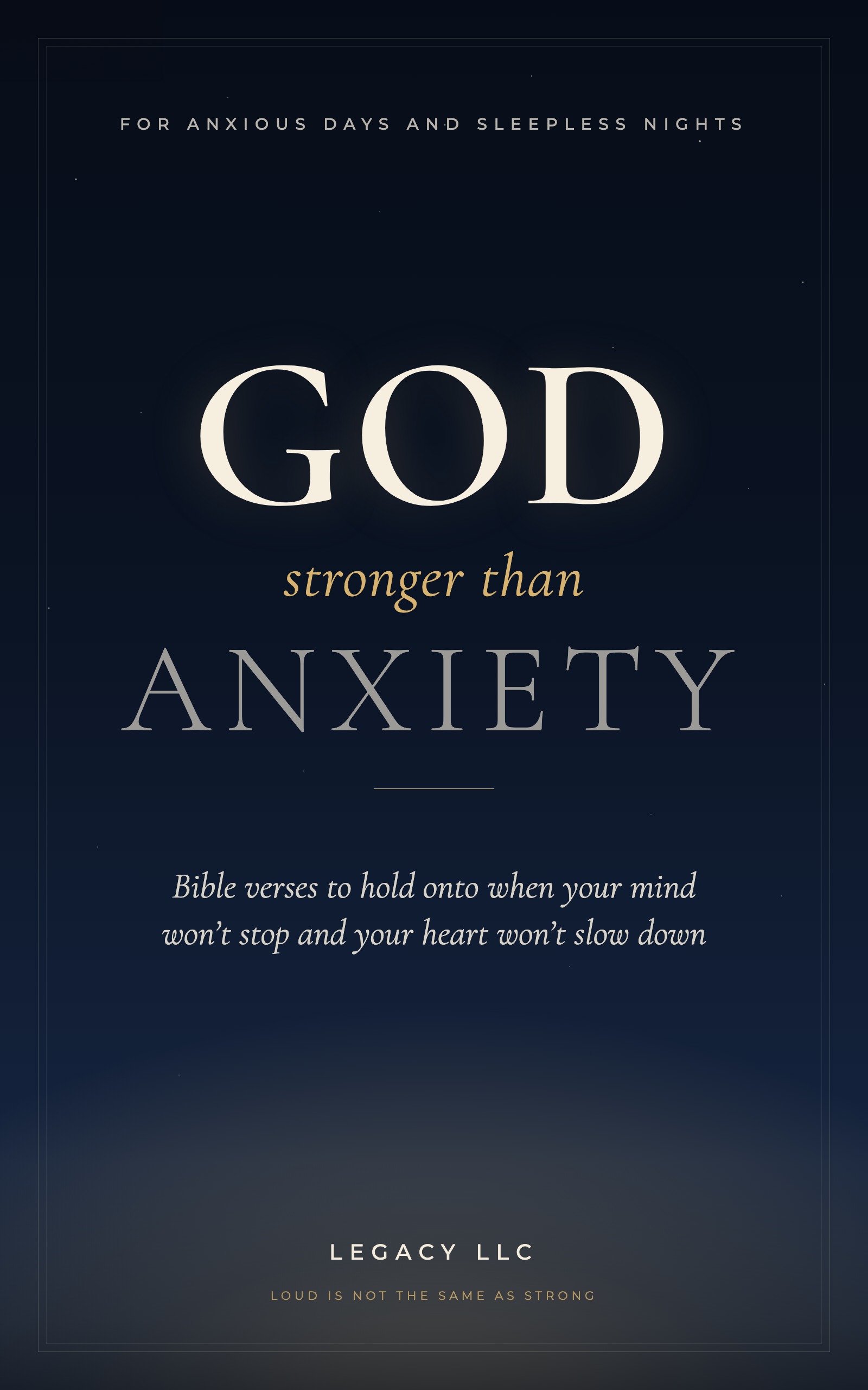 God Stronger Than Anxiety book cover